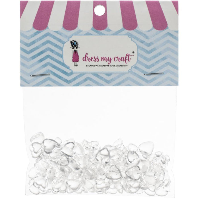 Dress My Craft Water Droplets - Hearts Assorted