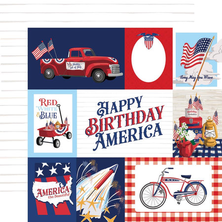 Carta Bella The Fourth Of July - Multi Journaling Cards