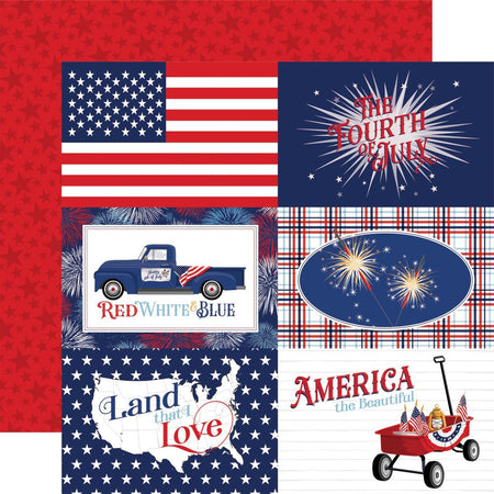 Carta Bella The Fourth Of July - 6x4 Journaling Cards