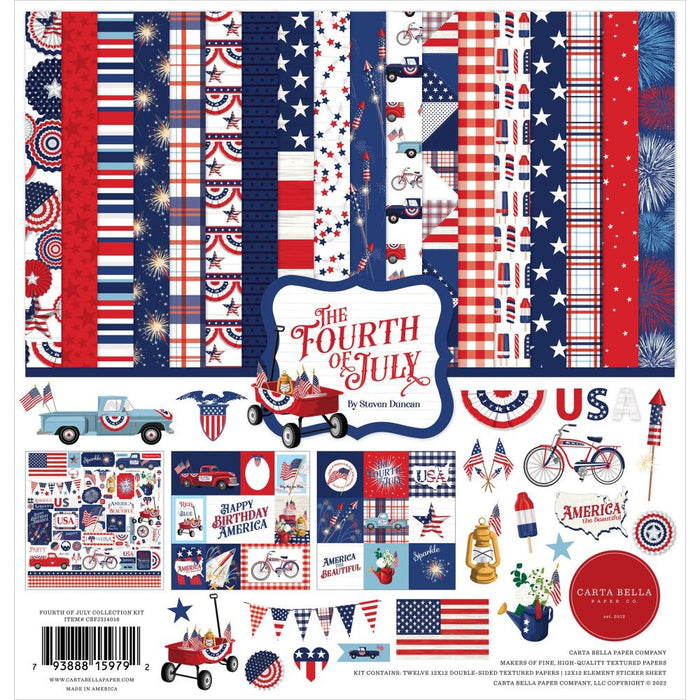 Carta Bella The Fourth Of July - Collection Kit