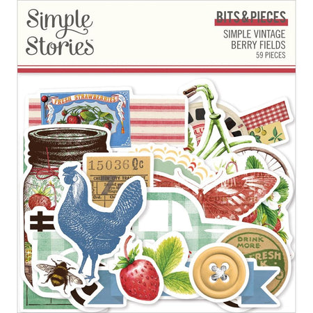 Simple Stories Simple Vintage Berry Fields - Bits & Pieces