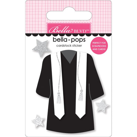 Bella Blvd Cap & Gown - With Honors Bella-Pops 3D Sticker
