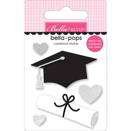 Bella Blvd Cap & Gown - Grad Goals Bella-Pops 3D Sticker