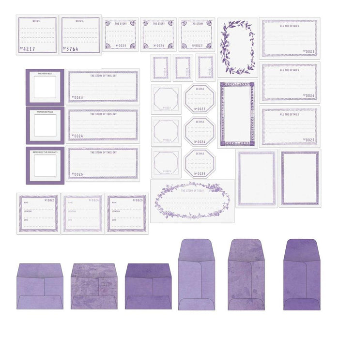49 & Market Color Swatch Lavender - Envelope Bits