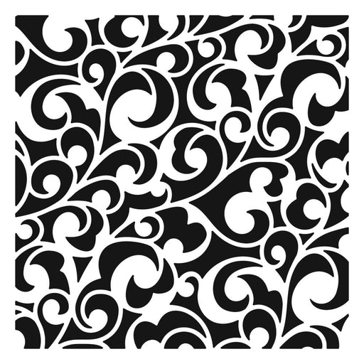 Crafter's Workshop 6x6 Template - Elegant Swirls