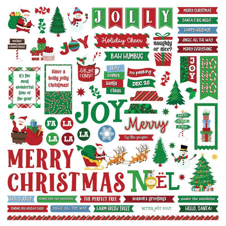 Photoplay Santa Please Stop Here - Element Stickers