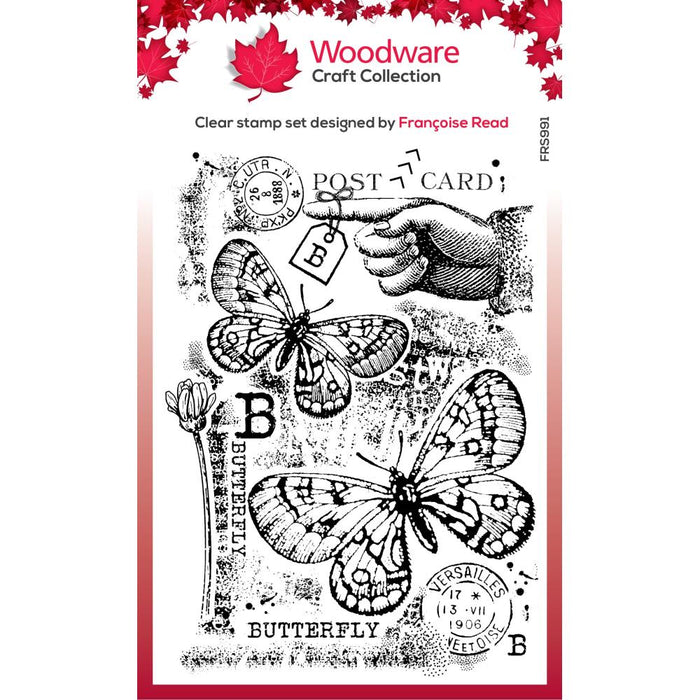 Woodware Clear Magic Stamp - B is for Butterfly