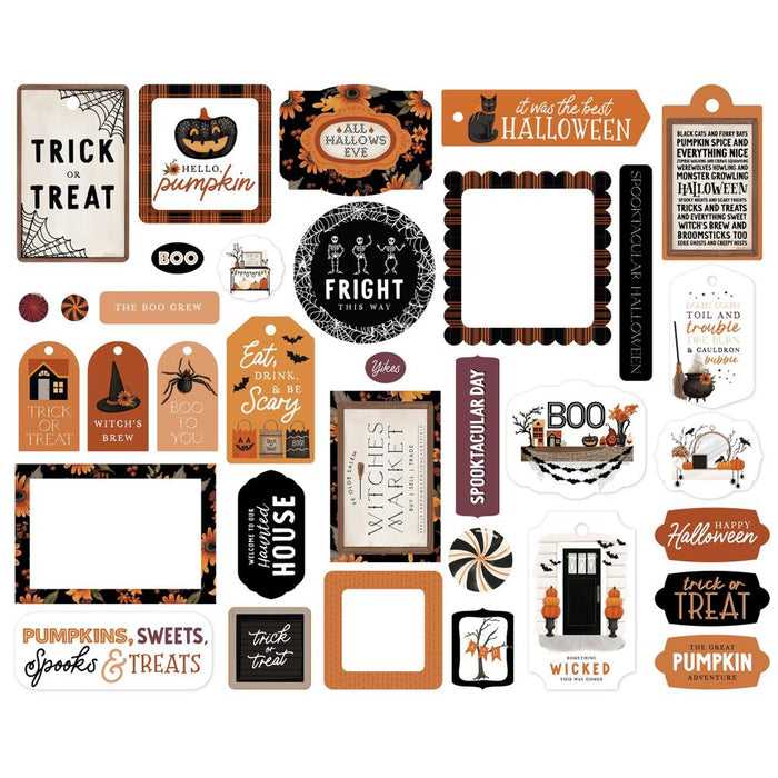 Carta Bella Halloween - Ephemera Frames & Tags