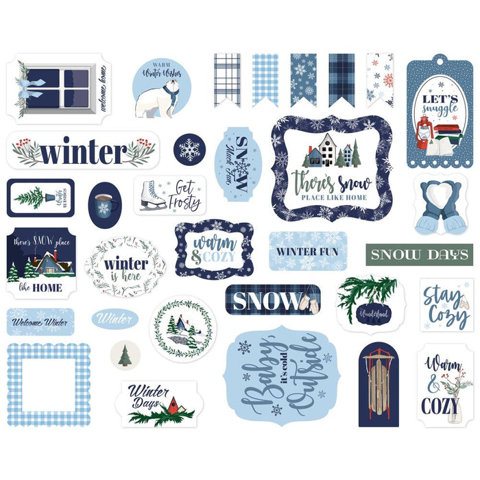 Carta Bella Wintertime - Ephemera Icons
