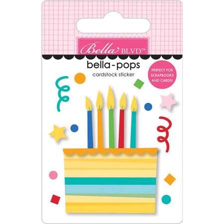 Bella Blvd Birthday Bash - Eat Cake Bella-Pops 3D Sticker