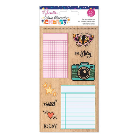 American Crafts Shimelle Main Character Energy - Clear Stamps