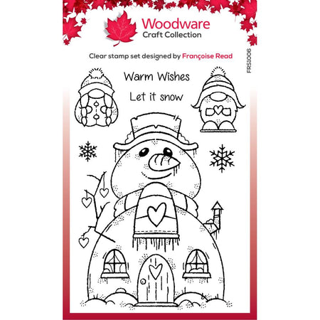 Woodware Clear Magic Stamp - Snow Gnomes