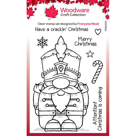 Woodware Clear Magic Stamp - Nutcracker Gnome