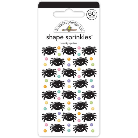 Doodlebug Design Sweet & Spooky - Spooky Spiders Shape Sprinkles