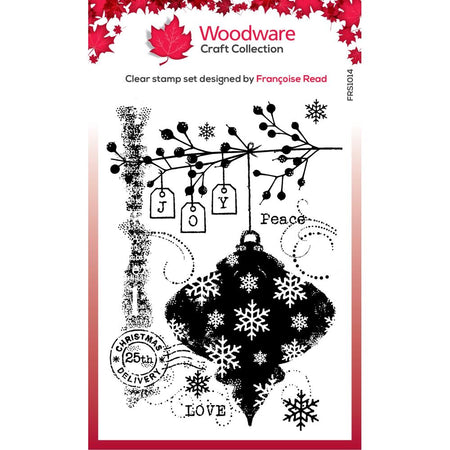 Woodware Clear Magic Stamp - Winter Bauble