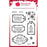 Woodware Clear Magic Stamp - Christmas Old Labels
