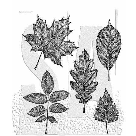 Stampers Anonymous Tim Holtz Collection - Sketchy Leaves
