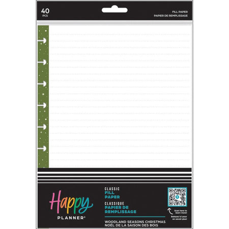 Me & My Big Ideas Happy Planner - Woodland Seasons Christmas Classic Fill Paper