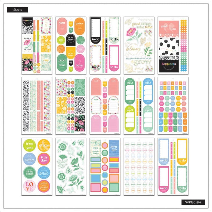 Me & My Big Ideas Happy Planner - Tiny Florals Sticker Value Pack