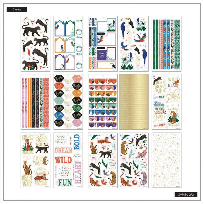 Me & My Big Ideas Happy Planner - Wild Type Sticker Value Pack