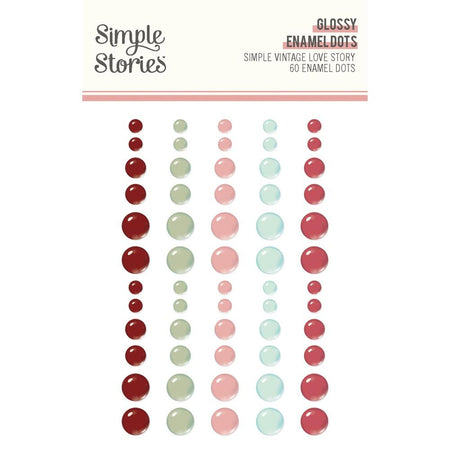 Simple Stories Simple Vintage Love Story - Enamel Dots