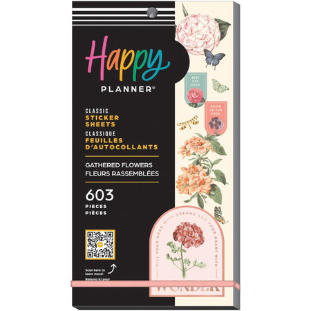Me & My Big Ideas Happy Planner - Gathered Flowers Sticker Value Pack