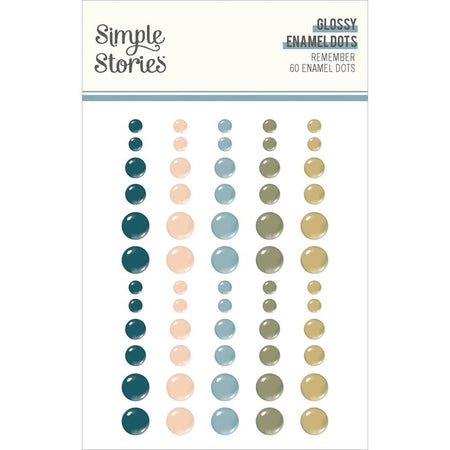 Simple Stories Remember - Enamel Dots