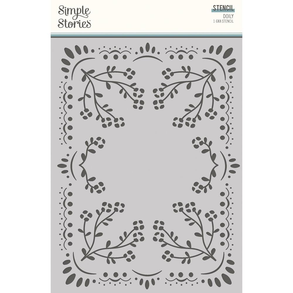 Simple Stories Remember - 6x8 Doily Stencil