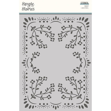 Simple Stories Remember - 6x8 Doily Stencil