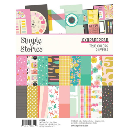Simple Stories True Colors - 6x8 Paper Pad