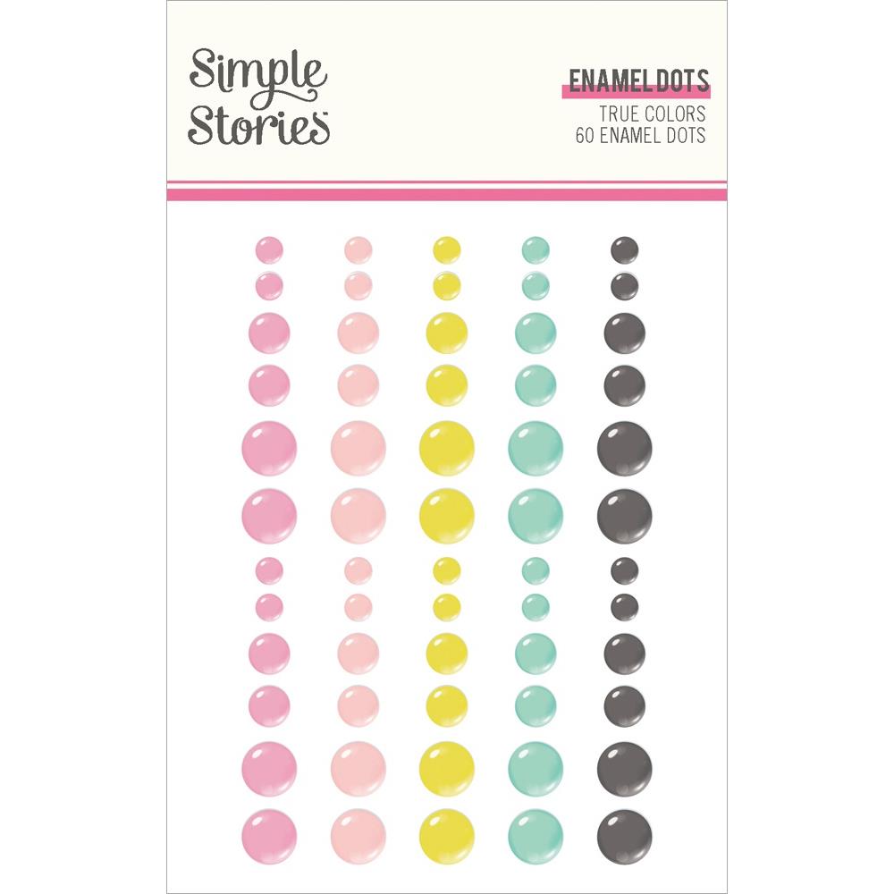 Simple Stories True Colors - Enamel Dots