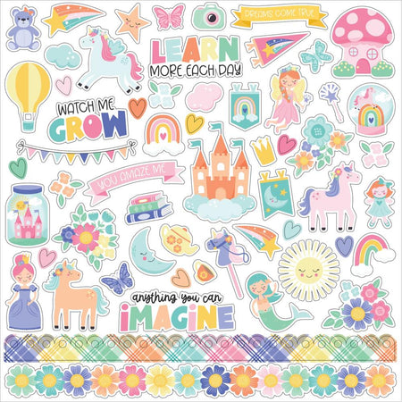Echo Park My Little Girl - Element Stickers