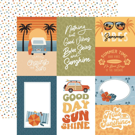 Echo Park Summer Vibes - Multi Journaling Cards