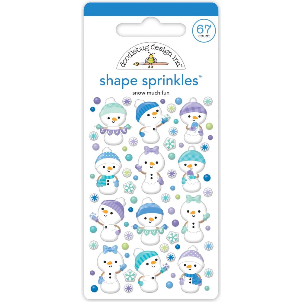 Doodlebug Design Snow Much Fun - Snow Much Fun Shape Sprinkles