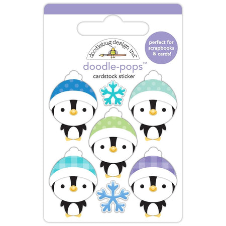 Doodlebug Design Snow Much Fun - Penguin Pals Doodle-Pops 3D Sticker
