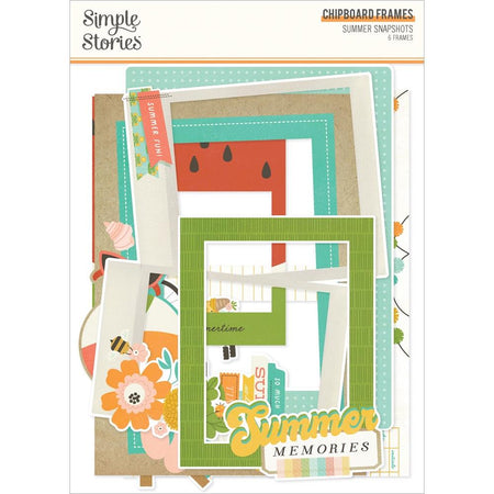 Simple Stories Summer Snapshots - Chipboard Frames