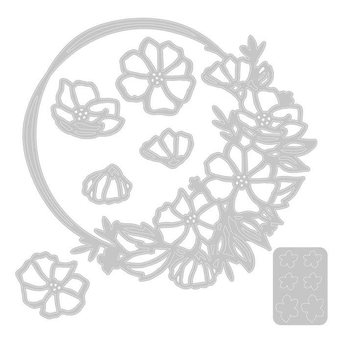 Sizzix Thinlits Die - Floral Round