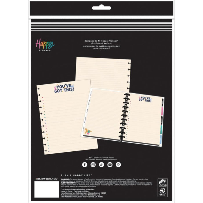 Me & My Big Ideas Happy Planner - Whimsical Whiskers Big Fill Paper