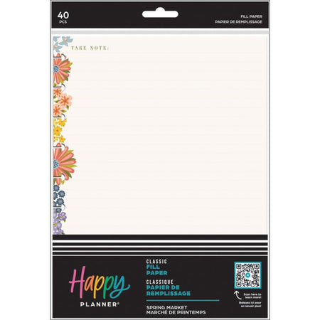 Me & My Big Ideas Happy Planner - Spring Market Classic Fill Paper