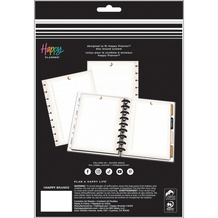 Me & My Big Ideas Happy Planner - Sophisticated Stargazer Classic Fill Paper
