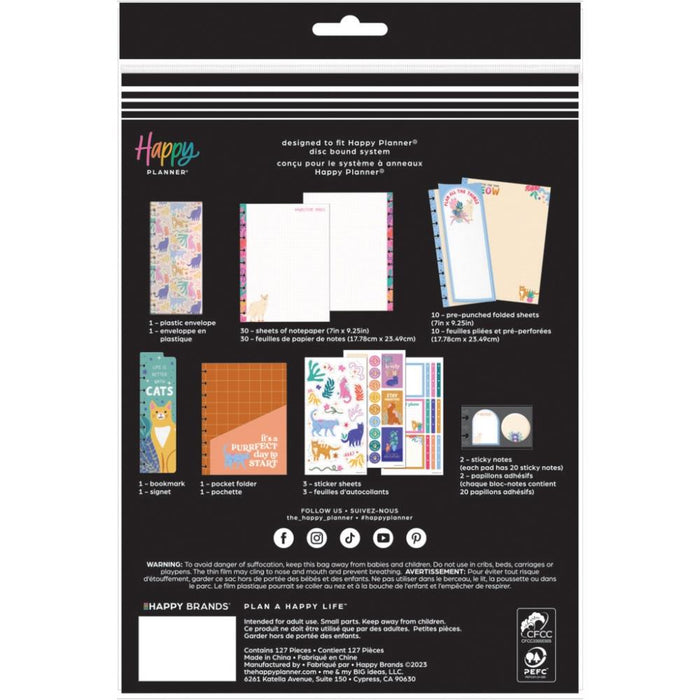 Me & My Big Ideas Happy Planner - Whimsical Whiskers Classic Accessory Pack