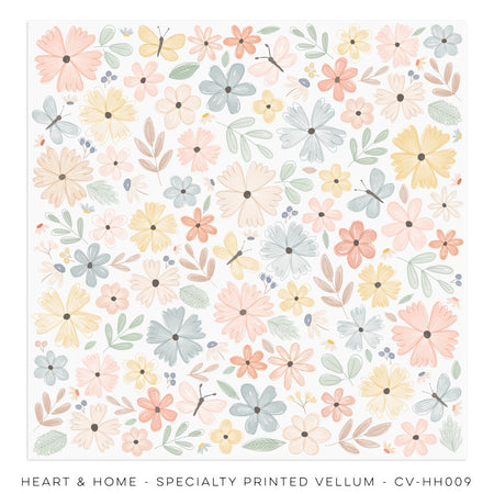 Cocoa Vanilla Studio Heart & Home - Printed Vellum