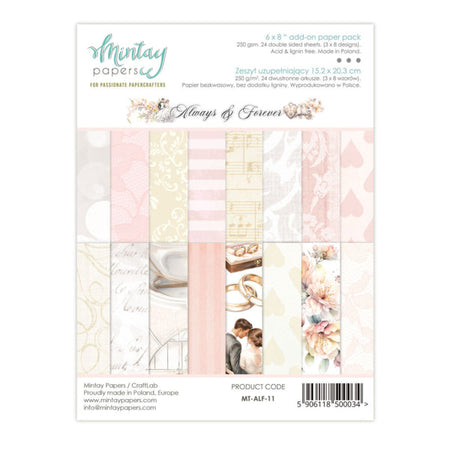 Mintay Papers Always & Forever - 6x8 Add-On Paper Pad