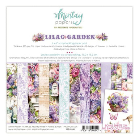 Mintay Papers Lilac Garden - 6x6 Paper Pad