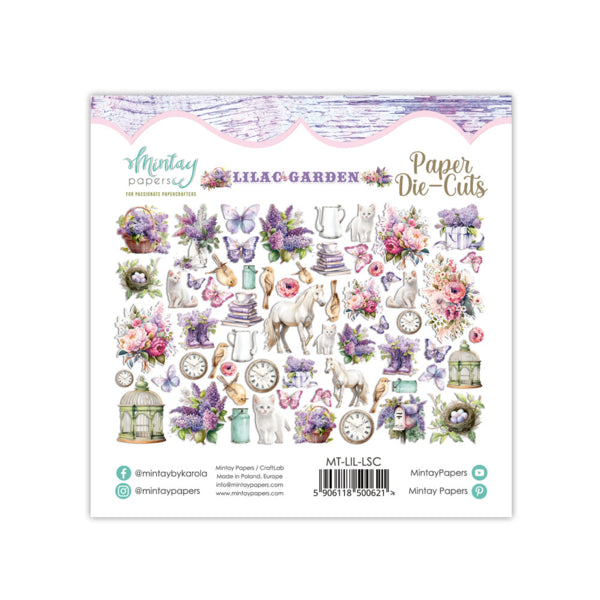 Mintay Papers Lilac Garden - Paper Die Cuts