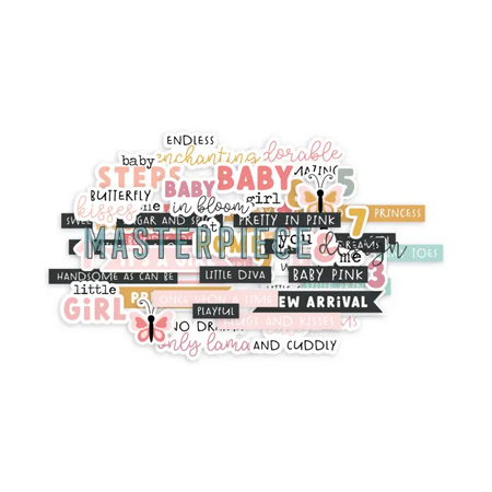 Masterpiece Design Baby Girl - Text Die-Cuts