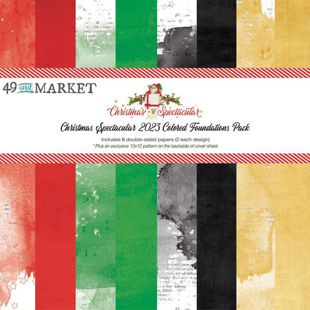49 & Market Christmas Spectacular - 12x12 Colored Foundations Collection Pack
