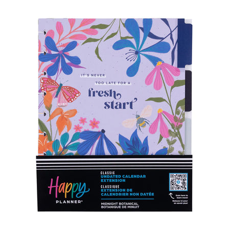 Me & My Big Ideas Happy Planner - Midnight Botanical Extension Pack