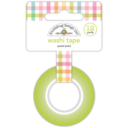Doodlebug Design Bunny Hop - Pastel Plaid Washi Tape