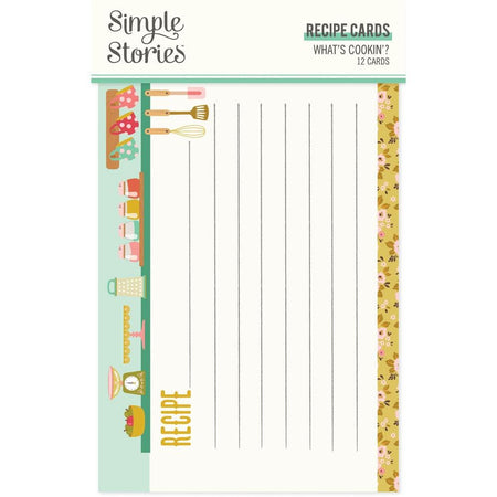Simple Stories What's Cookin' - Recipe Cards